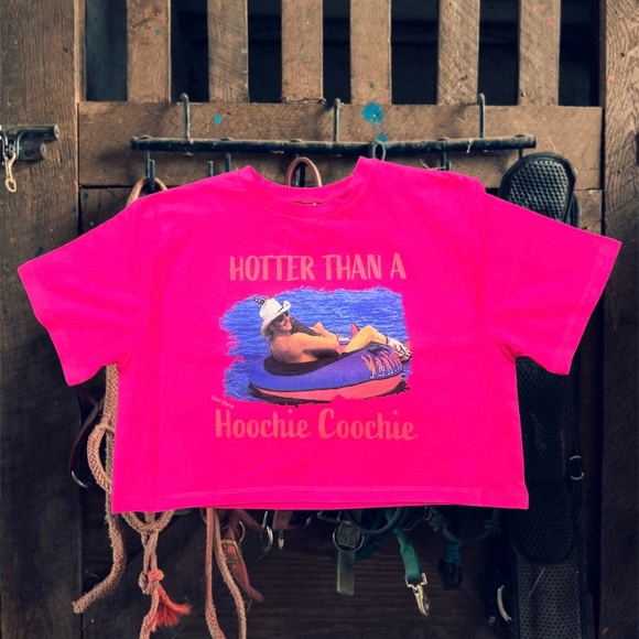 hotter than a hoochie crop top - Picture 1 of 1